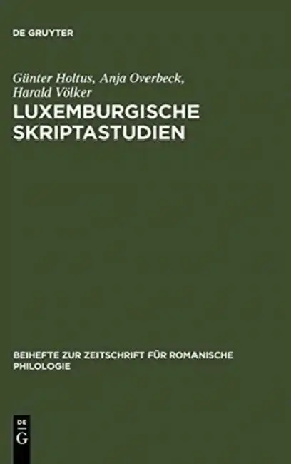Cover of Luxemburgische Skriptastudien