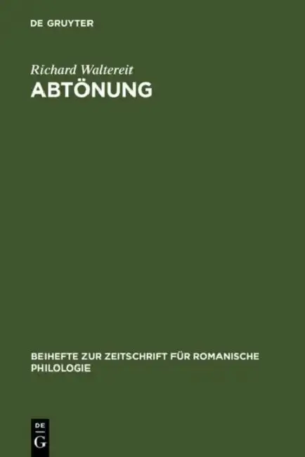 Cover of Abtönung
