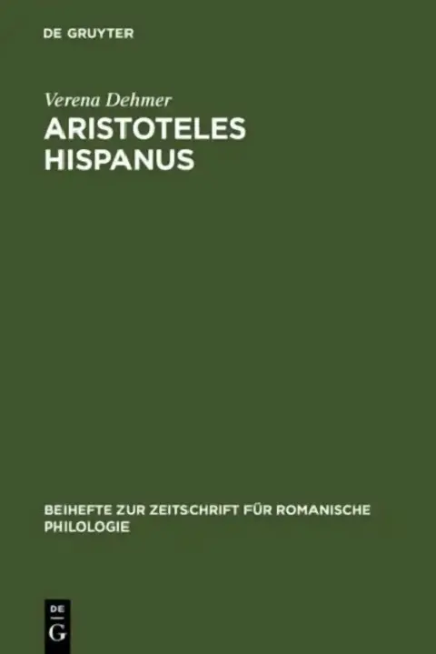 Cover of Aristoteles Hispanus