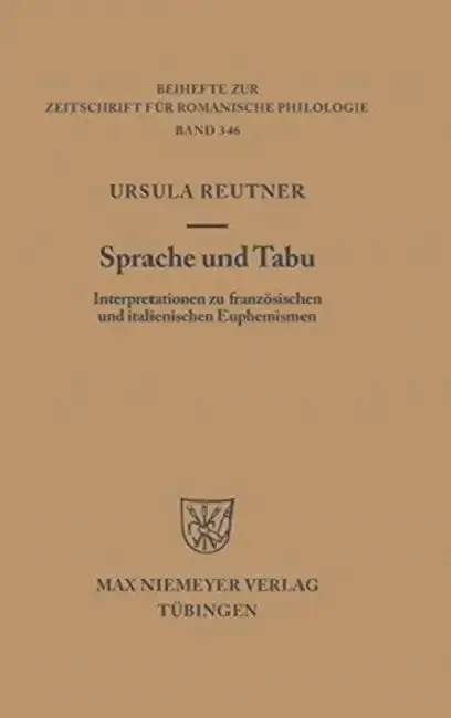 Cover of Sprache und Tabu