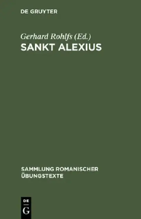 Cover of Sankt Alexius