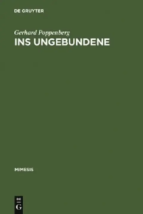 Cover of Ins Ungebundene