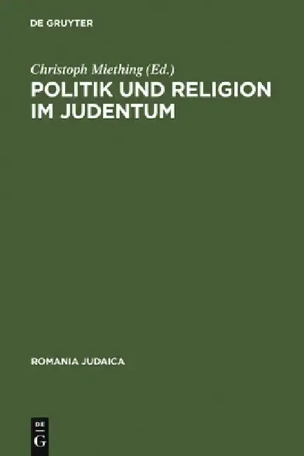 Cover of Politik und Religion im Judentum