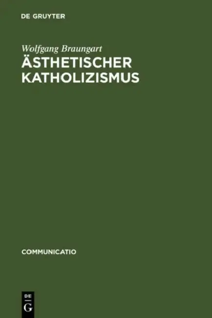 Cover of Ästhetischer Katholizismus