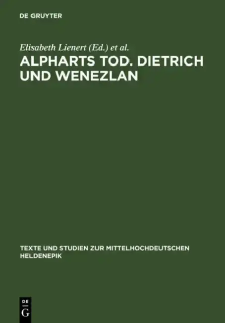 Cover of Alpharts Tod. Dietrich Und Wenezlan