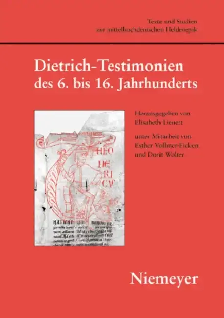 Cover of Dietrich-Testimonien des 6. bis 16. Jahrhunderts