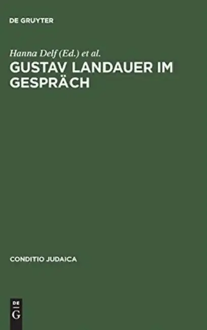 Cover of Gustav Landauer im Gespräch