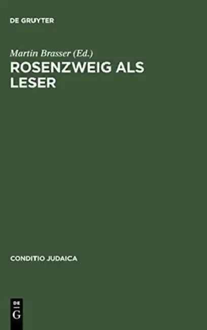 Cover of Rosenzweig ALS Leser