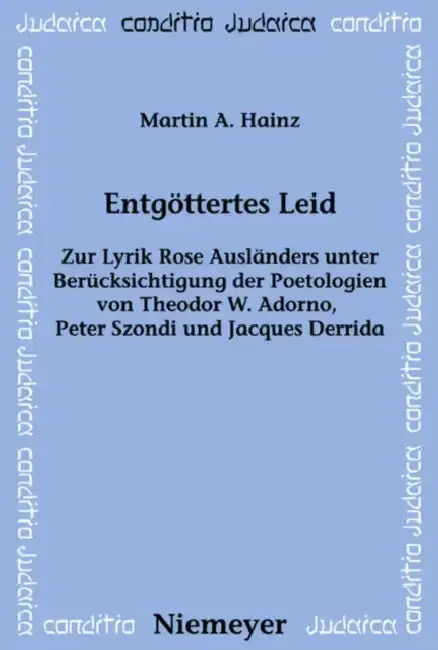 Cover of Entgöttertes Leid