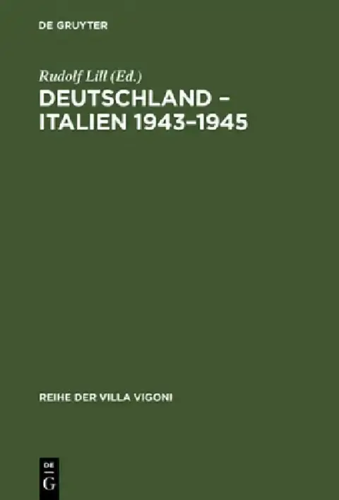 Cover of Deutschland - Italien 1943-1945