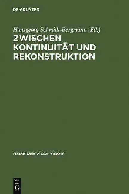 Cover of Zwischen Kontinuität und Rekonstruktion