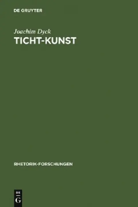 Cover of Ticht-Kunst