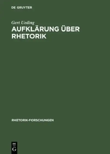 Cover of Aufklärung über Rhetorik