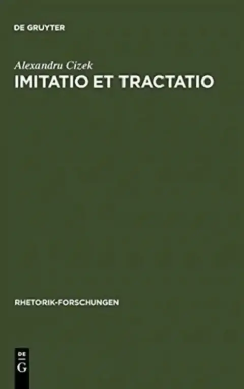 Cover of Imitatio et tractatio