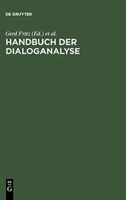 Cover of Handbuch Der Dialoganalyse