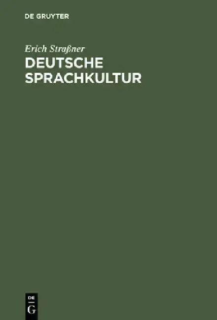 Cover of Deutsche Sprachkultur