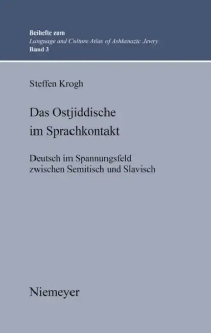 Cover of Das Ostjiddische im Sprachkontakt