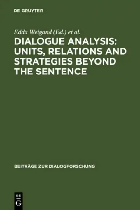 Cover of Dialogue Analysis