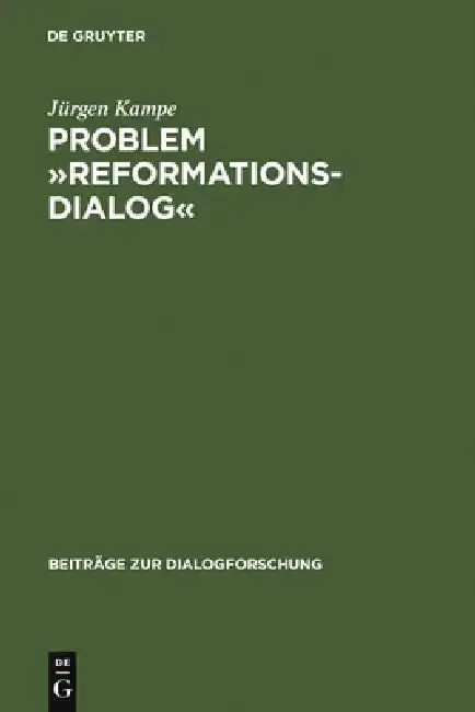 Cover of Problem »Reformationsdialog«