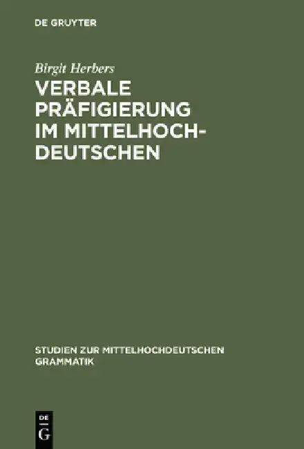 Cover of Verbale Präfigierung im Mittelhochdeutschen