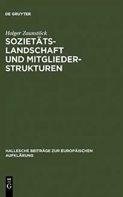 Cover of Sozietätslandschaft und Mitgliederstrukturen