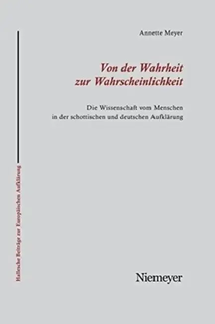 Cover of Von Der Wahrheit Zur Wahrscheinlichkeit
