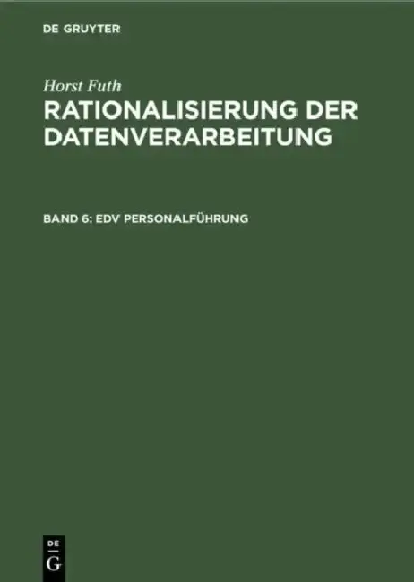 Cover of EDV Personalführung