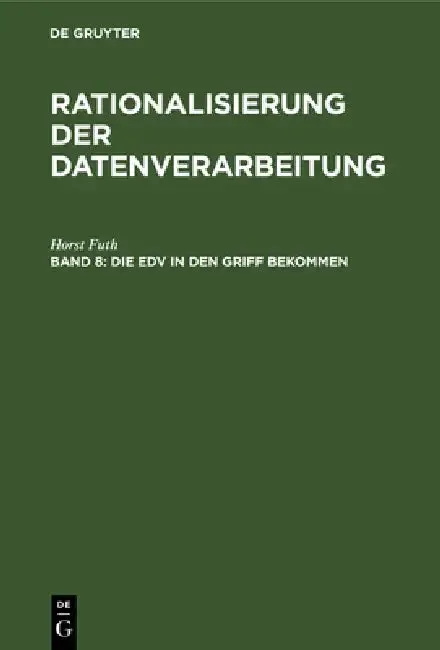 Cover of Die EDV in Den Griff Bekommen