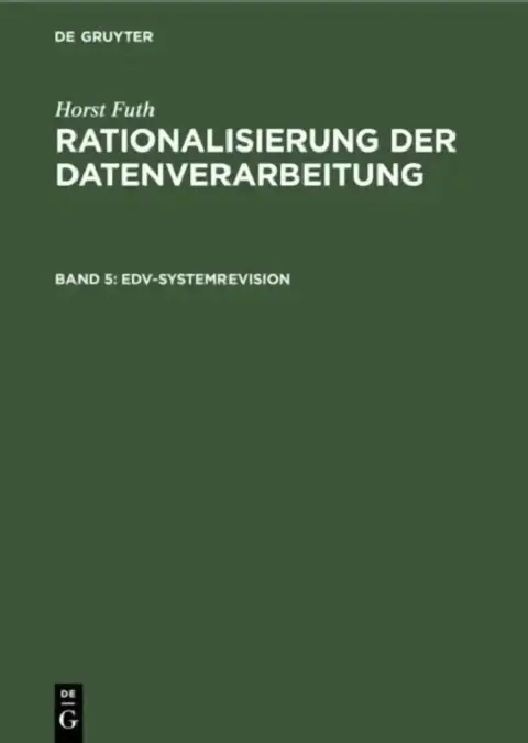 Cover of Edv-Systemrevision