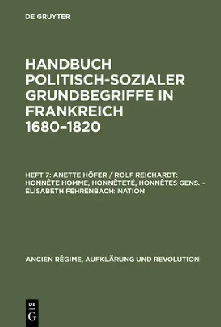 Cover of Anette Höfer / Rolf Reichardt
