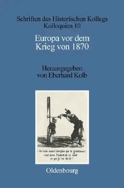 Cover of Europa vor dem Krieg von 1870