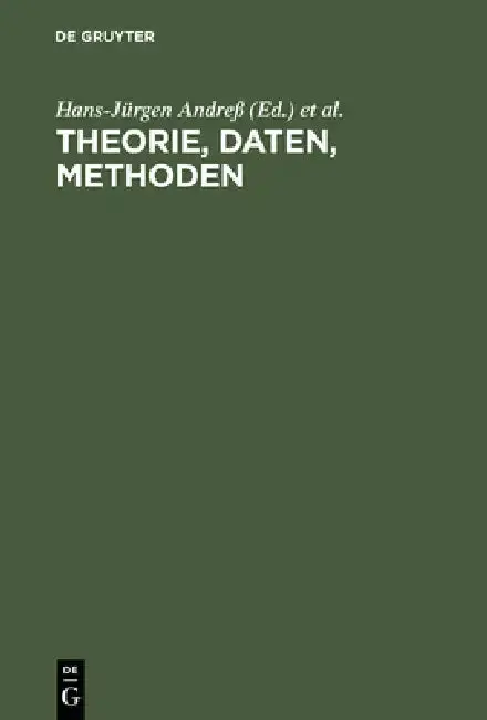 Cover of Theorie, Daten, Methoden