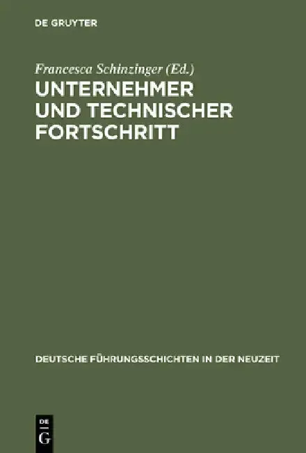 Cover of Unternehmer und technischer Fortschritt