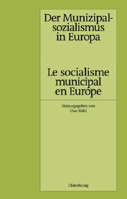 Cover of Der Munizipalsozialismus in Europa /Le socialisme municipal en Europe