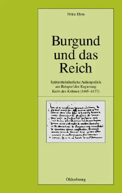 Cover of Burgund und das Reich