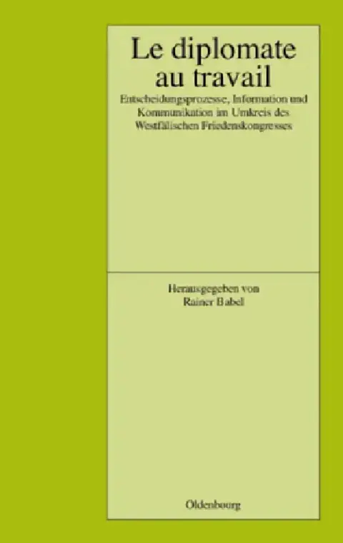 Cover of Le Diplomate au travail