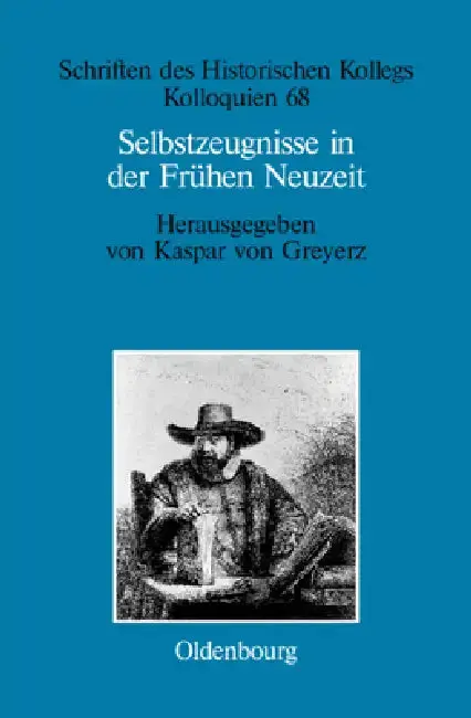 Cover of Selbstzeugnisse in der Frühen Neuzeit