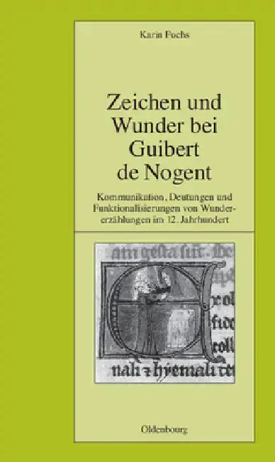 Cover of Zeichen Und Wunder Bei Guibert de Nogent