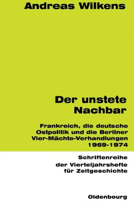 Cover of Der unstete Nachbar