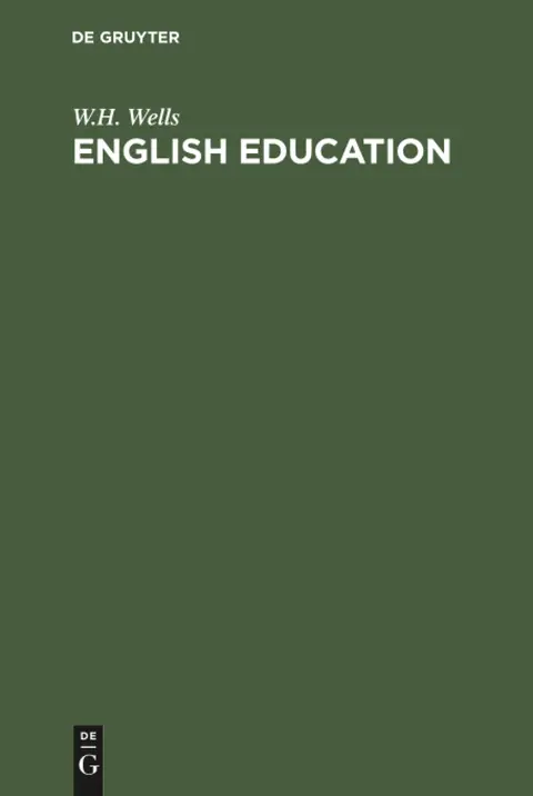 Cover of English Education