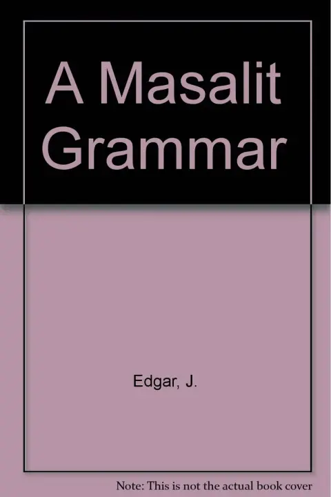 Cover of A Masalit Grammar