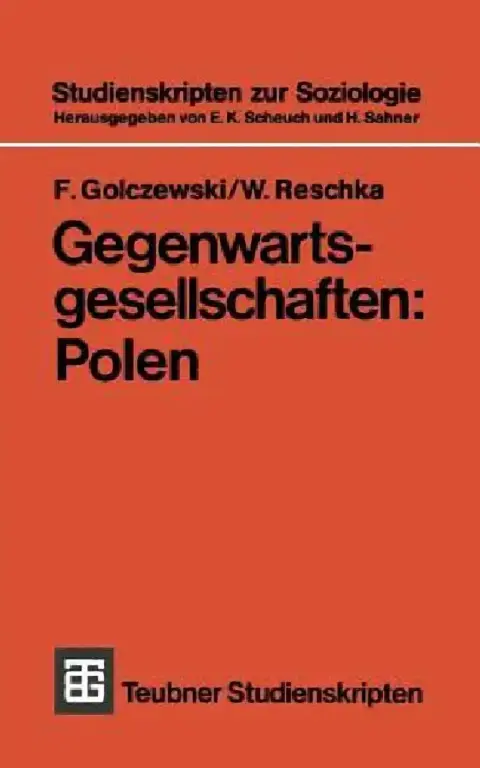 Cover of Gegenwartsgesellschaften