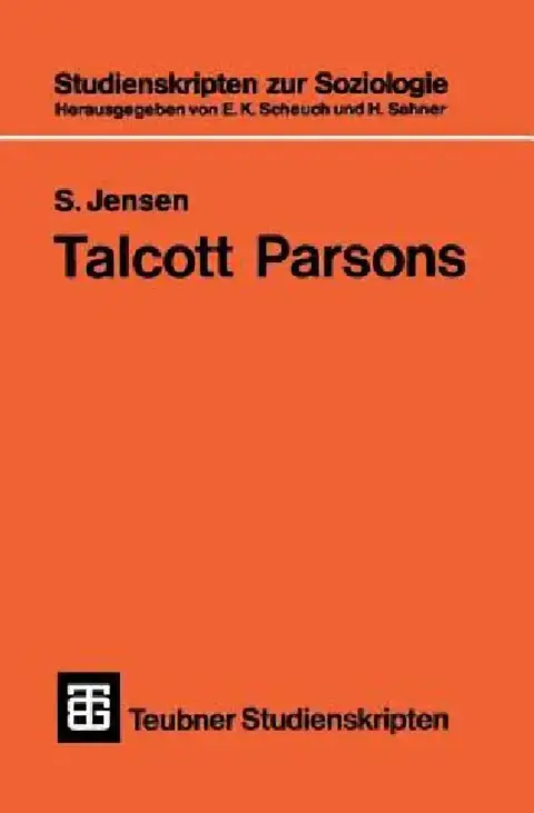 Cover of Talcott Parsons