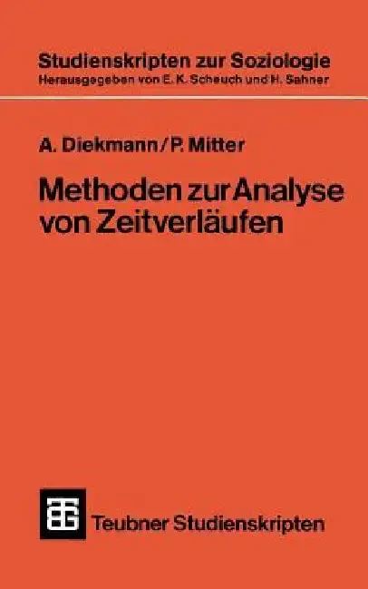 Cover of Methoden Zur Analyse Von Zeitverläufen