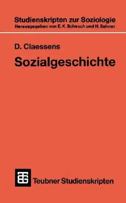 Cover of Sozialgeschichte Für Soziologisch Interessierte