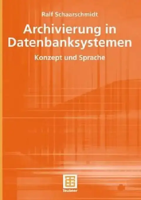 Cover of Archivierung in Datenbanksystemen