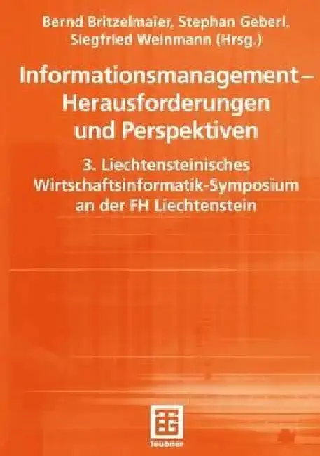Cover of Informationsmanagement -- Herausforderungen Und Perspektiven