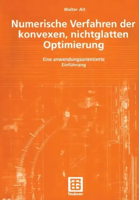 Cover of Numerische Verfahren Der Konvexen, Nichtglatten Optimierung