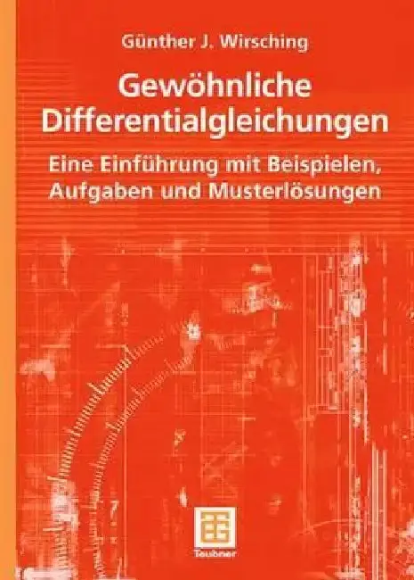 Cover of Gewöhnliche Differentialgleichungen