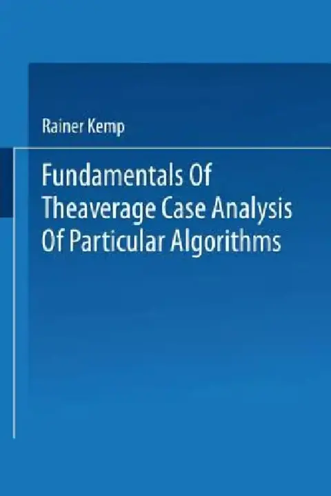 Cover of Fundamentals of the Average Case Analysis of Particular Algorithms